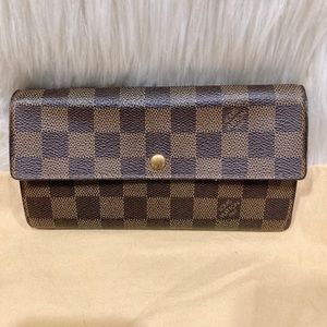 Louis Vuitton Damier Ebene Wallet #9.1a